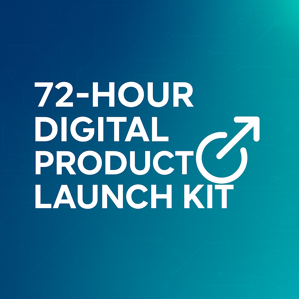 72-Hour Digital Product Launch Kit